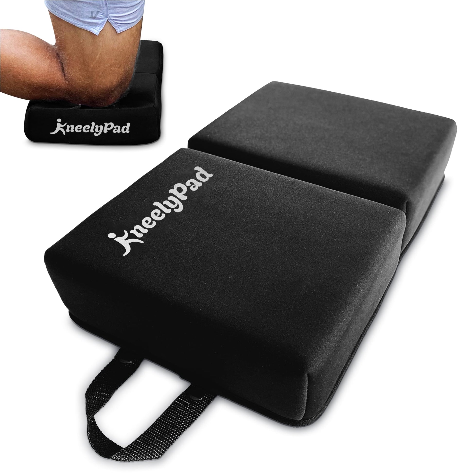 KneelyPad 2-Pack — two 6-inch memory foam kneeling pads