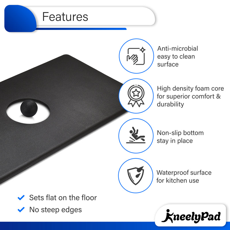 Standlypad Anti Fatigue Mat with Foot Massage Ball