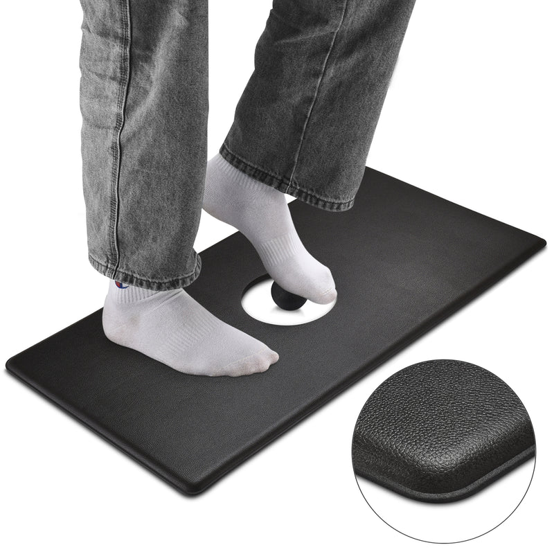 Anti Fatigue Standing Desk Mat - 23 x 23 inch - Black